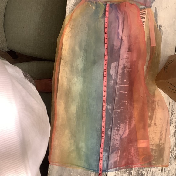 NWT Urban Outfitters Rainbow sheer dress - Picture 12 of 12